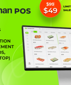 Foodyman POS + Kitchen + Table Reservation + Order Management Application (iOS, Android, Desktop)