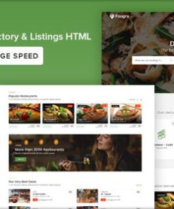 Foogra - Restaurants Directory & Listings Template