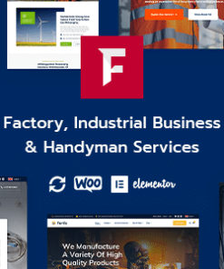 Fortis - Factory Industrial Business & Handyman Services WordPress Theme