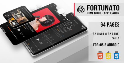 Fortunato - Radio HTML Mobile Application