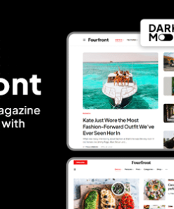 Fourfront - Modern News & Magazine WordPress Theme with Dark Mode