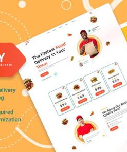 Frenzy - Food Delivery & Restaurant Elementor Template Kit