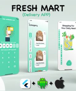 Fresh Mart Delivery App for E-commerce, Grocery Shopping App UI Kit in Flutter