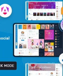 Friendbook - Angular 18 Social Network Toolkit Template
