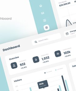 Frize - Simple and Professional Admin Dashboard Adobe XD