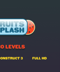 Fruits Splash - HTML5 Game (Construct3)