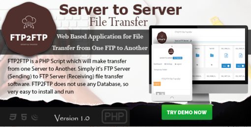 FTP2FTP - Server to Server File Transfer PHP Script