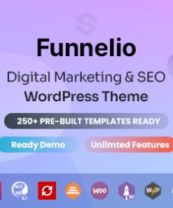 Funnelio - Digital Marketing & SEO Agency WordPress Elementor Theme