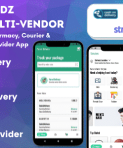 Fuodz – Grocery, Food, Pharmacy Courier & Service Provider + Backend + Driver & Vendor app