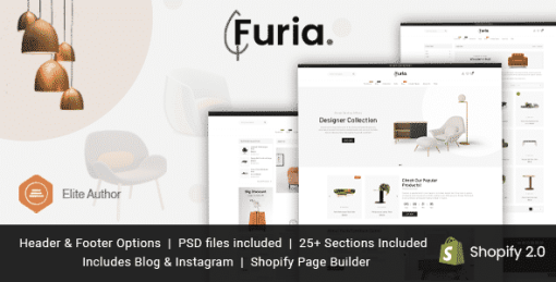 Furia Furniture Responsive Shopify Theme