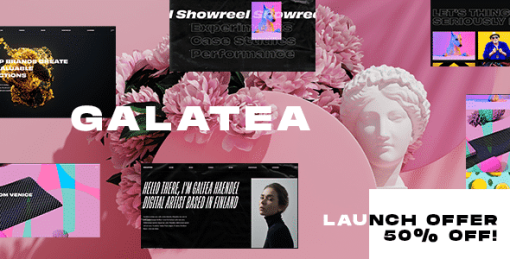 Galatea - Creative Portfolio WordPress Theme