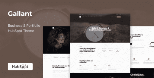 Gallant - Business & Portfolio HubSpot Theme