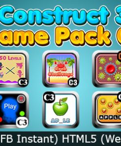 Game Collection 02 (Construct 3 | C3P | HTML5) 10 Games Admob and FB Instant Ready