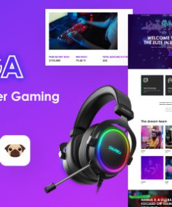 Gamega - eSports and Cyber Gaming HTML Template