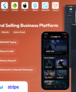 GameShop - Game Top-Up | Diamond and Coin Selling Business Platform