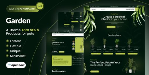 Garden - Opencart 4 Gardening Store Theme