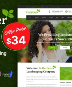 Gardener - Lawn and Landscaping WordPress Theme