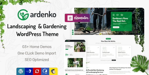 Gardenko - Gardening & Landscaping WordPress Theme