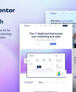 Geech - SaaS & Tech Startup Company Elementor Template Kit