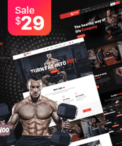 Gemvast - Gym Fitness Club Multipage, Onepage WordPress Theme