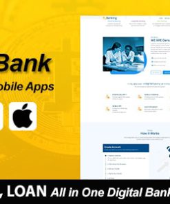 Genius Bank - All in One Digital Banking System Flutter Mobile Apps for Android and IOS