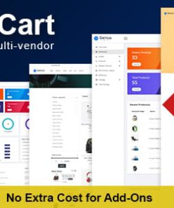 GeniusCart - Single or Multi vendor Ecommerce System with Physical and Digital Product Marketplace