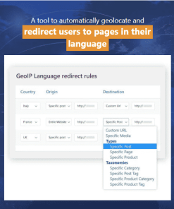 YITH GEOIP LANGUAGE REDIRECT FOR WOOCOMMERCE