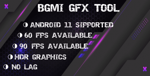 GFX TOOL FOR BATTLEGROUND MOBILE INDIA