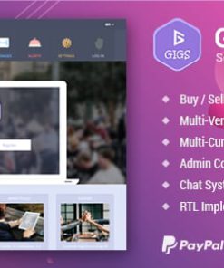 Gigs - Services Marketplace - Fiverr & Freelancer Clone - Multi Vendor