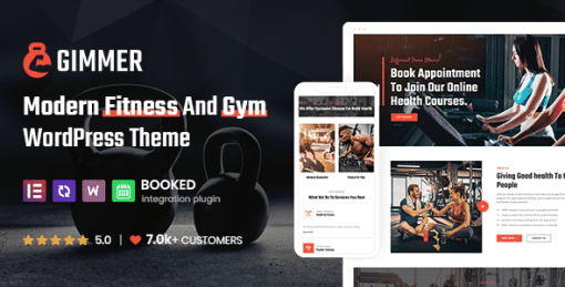 Gimmer - Fitness & Gym WordPress Theme