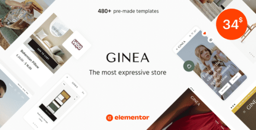 Ginea — Modern WooCommerce Theme