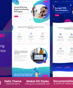 Give Boost - Digital Marketing Agency Elementor Template Kit