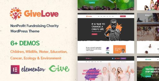 Givelove | Charity & Crowdfunding WordPress Theme