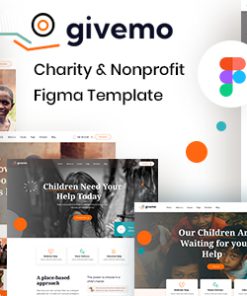 Givemo - Charity & Nonprofit Figma Template