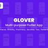 Glover – Grocery, Food, Pharmacy Courier & Service Provider + Backend + Driver & Vendor app