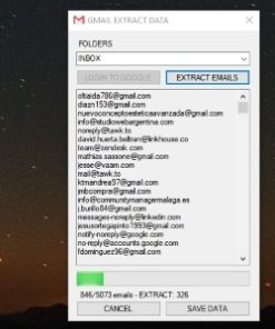 Gmail Address Extractor