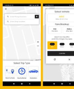 GN Cab Management - Ionic Cab Booking, Taxi Booking Android & iPhone App, PHP Codeigniter