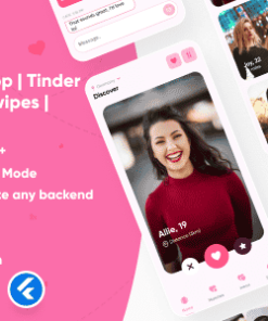 GoDate - Dating App | Badoo | Bumble | Happn | Social | Matches | Swipes | Tinder Clone Flutter UI