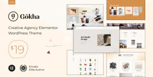 Gokha - Minimal Portfolio WordPress Theme