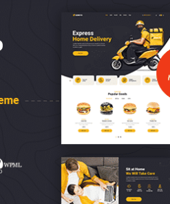 Gomoto - Food Delivery & Medical Supplies WordPress Theme