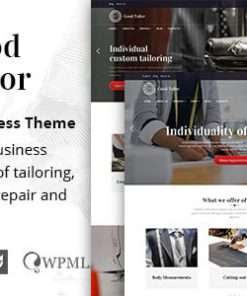 Good Tailor - Fashion & Tailoring Services WordPress Theme