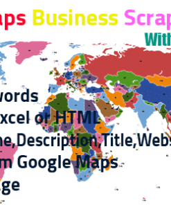 Google Maps business scraper pro & with Multi-Keywords