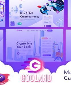 Gooland - Multipurpose Crypto Currency HTML Template