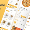 Gourmania – Food Delivery App UI Kit Figma Template