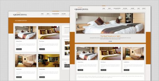 Grand Hotel - Resorts Business  WordPress Theme