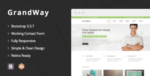 GrandWay - Fully Responsive HTML5/CSS3 Template