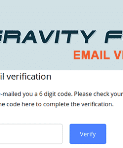 Gravity Forms Email Verification - OTP Verification