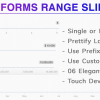 Gravity Forms Range Slider