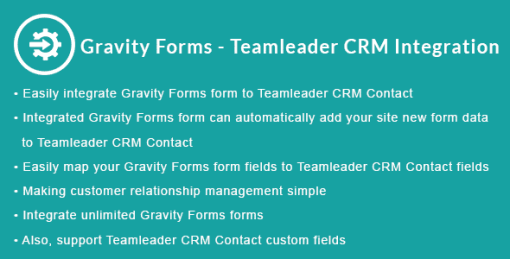 Gravity Forms - Teamleader CRM Integration