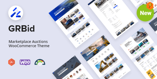 GRBid - Marketplace Auctions WooCommerce Theme